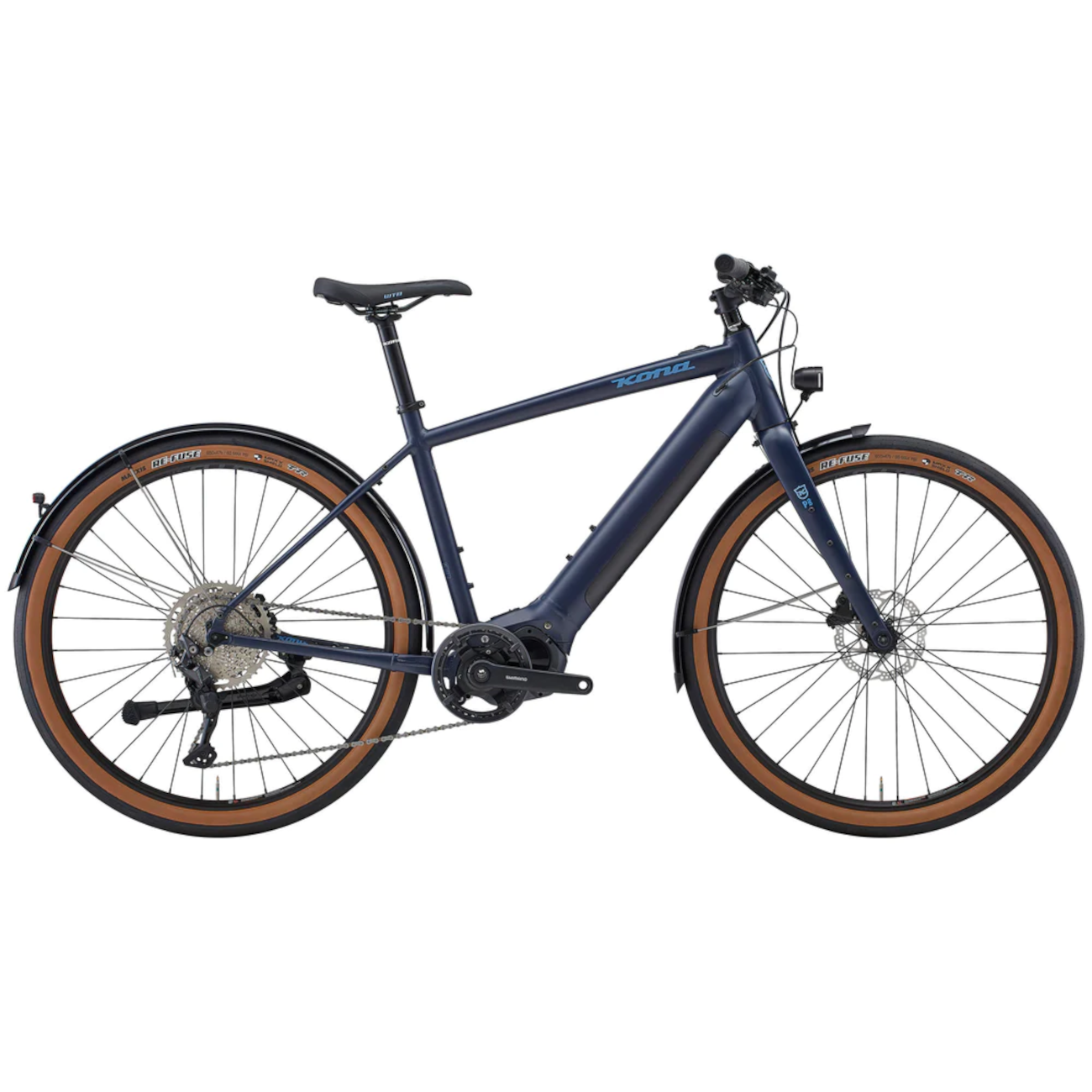 Elektrijalgratas KONA Dew-E DL, 27.5" Matte Midnight (Blue) (XL)