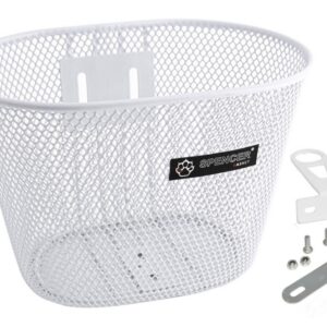 Esikorv lasterattale SPENCER 16-24″, metallist, valge