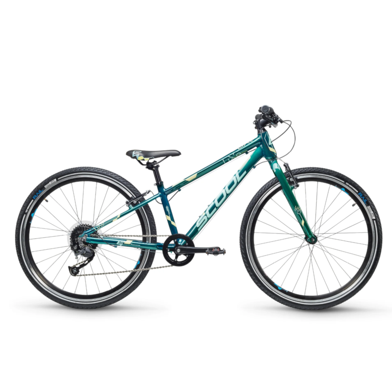 Laste jalgratas S´COOL liXe, 26" roheline/münt, 10+ aastastele