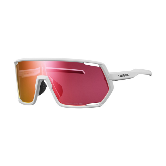 Prillid SHIMANO Technium Ridescape Off-Road Matte White, valged