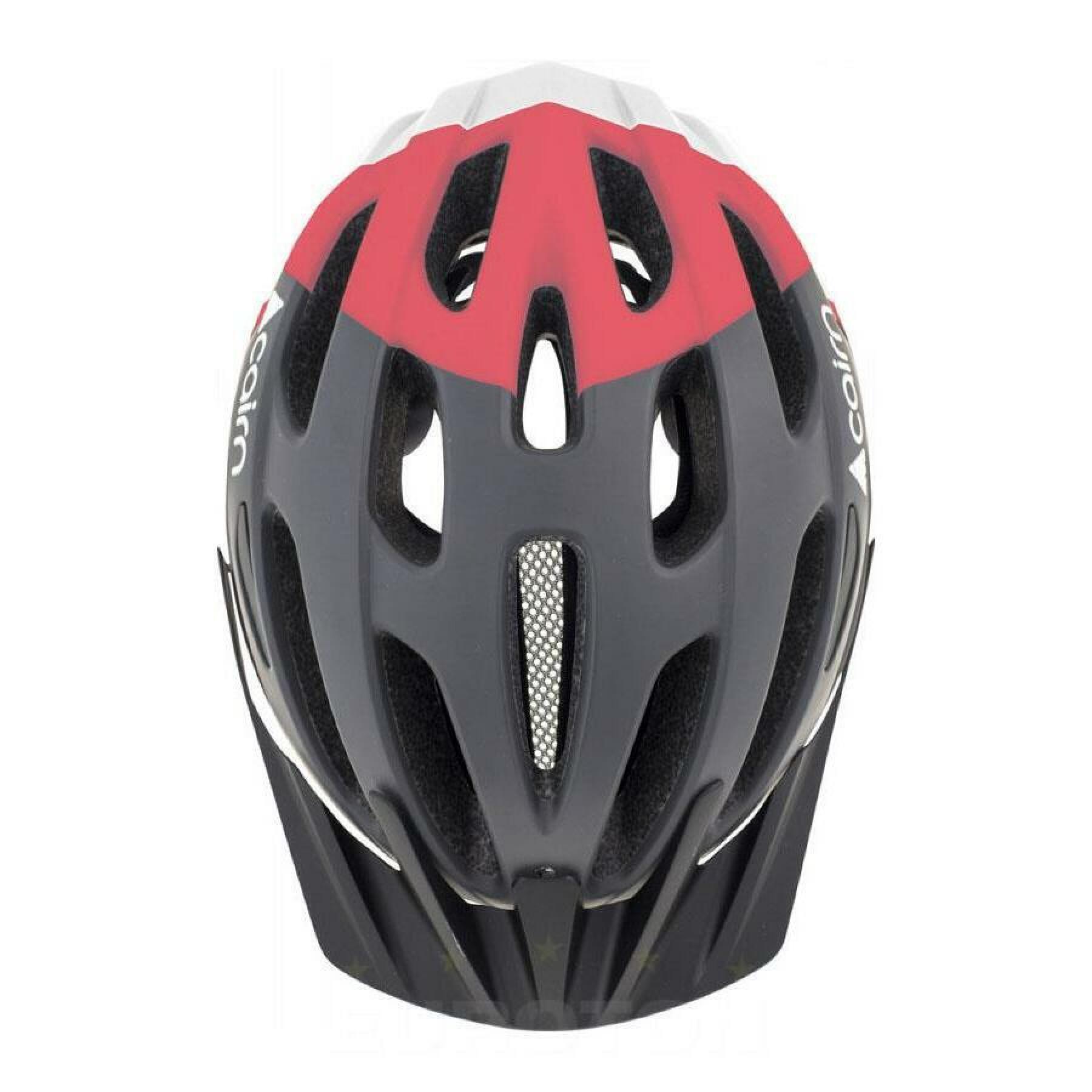 Kiiver CAIRN PRISM XTR II Grey Neon Coral, valge-hall-roosa (L) - Image 3