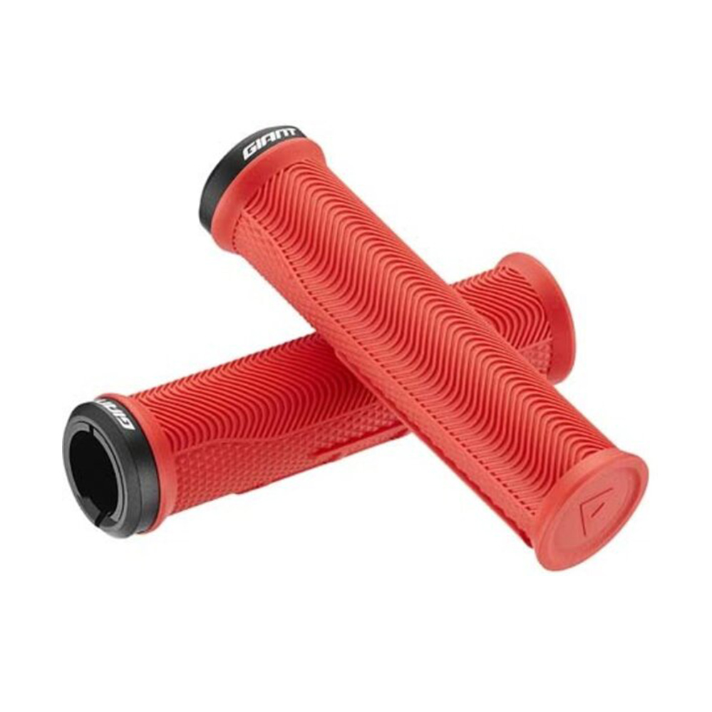 Käepidemed GIANT Tactal Pro Single Lock-On Grip, punased