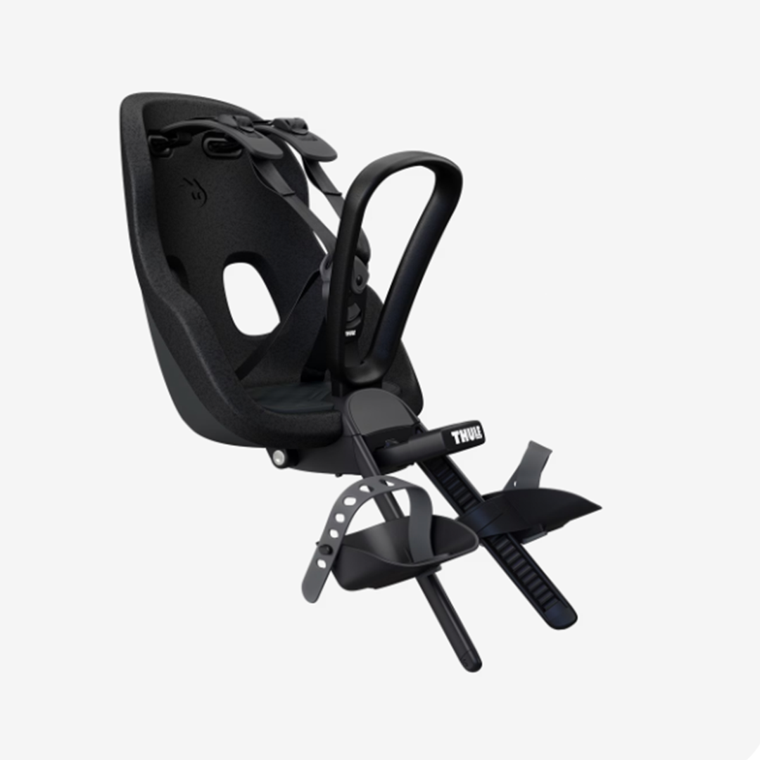 Lastetool Thule Yepp2 Mini Midnight Black, raamikinnitusega ette