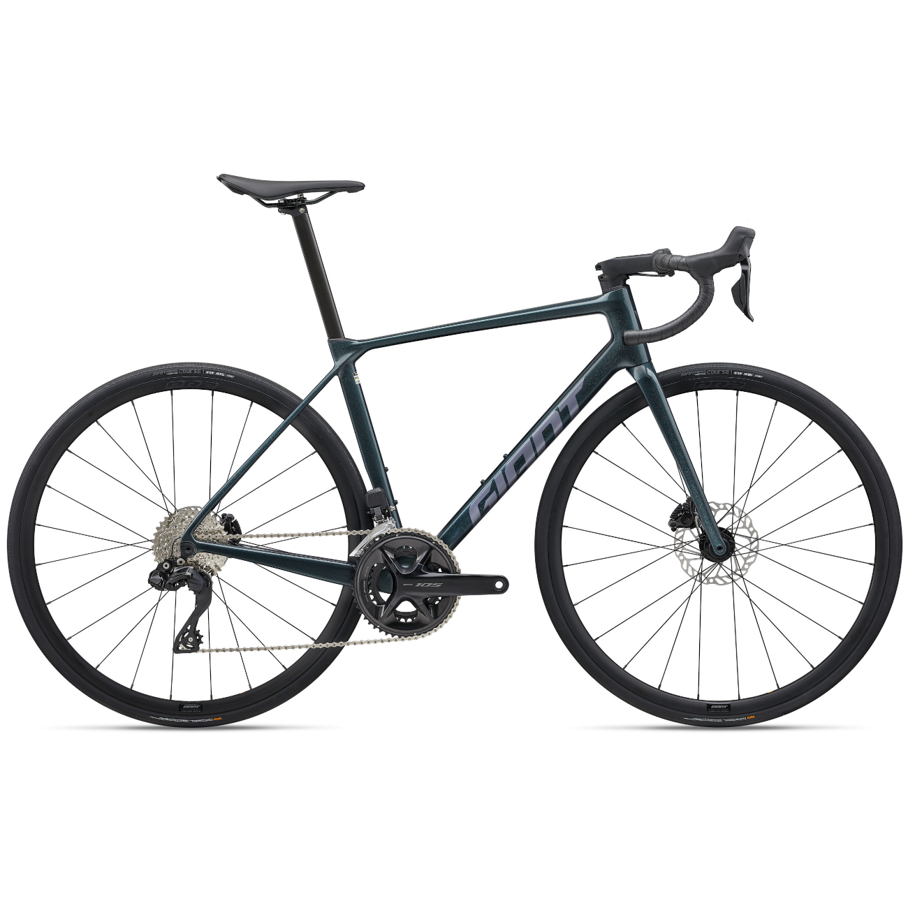 Maanteeratas GIANT TCR Advanced 1 PC (2025) Asphalt Green (XL)
