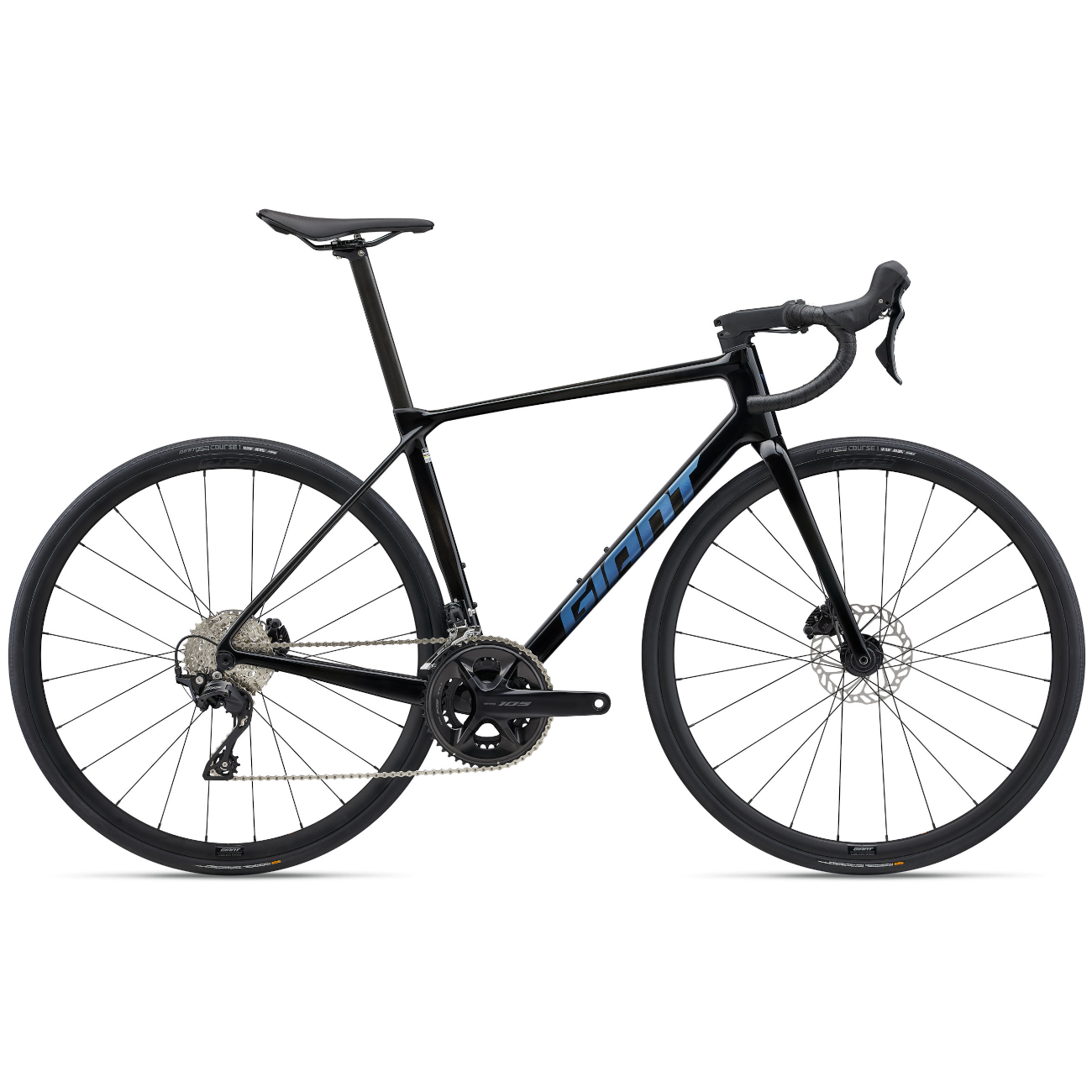 Maanteeratas GIANT TCR Advanced 2 KOM (2025) Carbon (M/L)