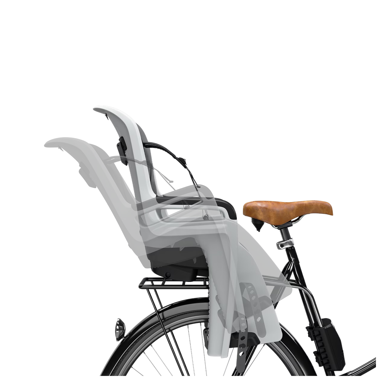 Lastetool raamikinnitusega THULE RideAlong 2, Light Grey - Image 3