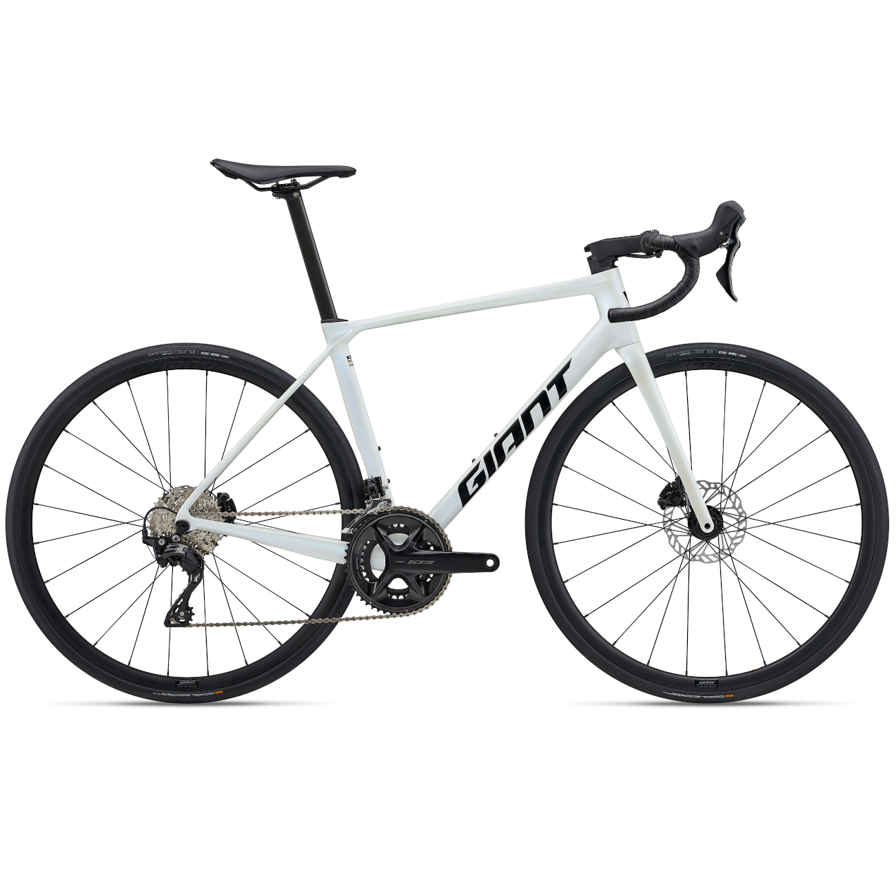 Maanteeratas GIANT TCR Advanced 2 KOM (2025) Illusion White (S)