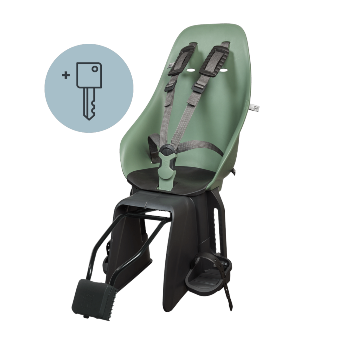 Lastetool raamikinnitusega URBAN IKI Ta-ke, Icho Green/Bincho Black