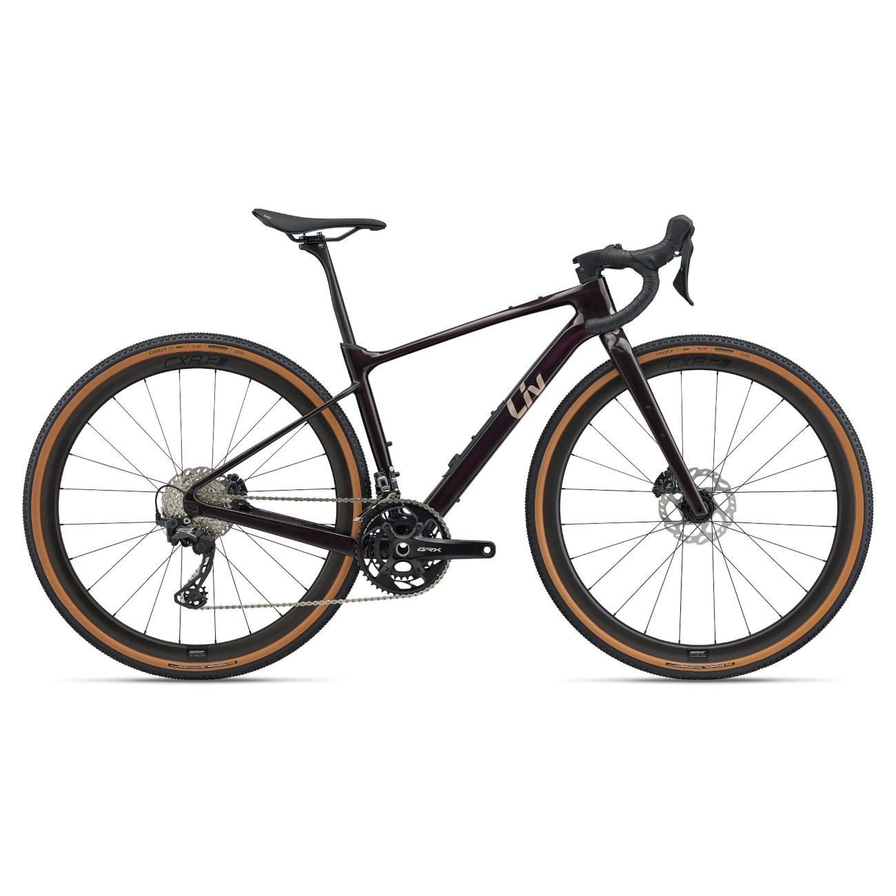 Naiste gravel jalgratas LIV Devote Advanced 0 (2025) Tiger Red (S)