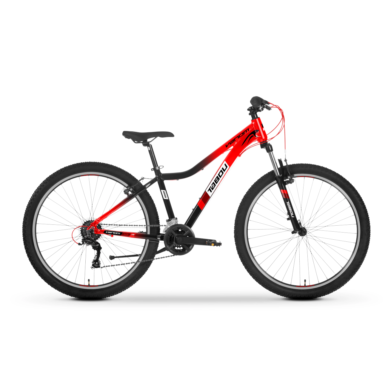 Noorte jalgratas TABOU Venom 1.0, 26" punane-must, 10-12 a