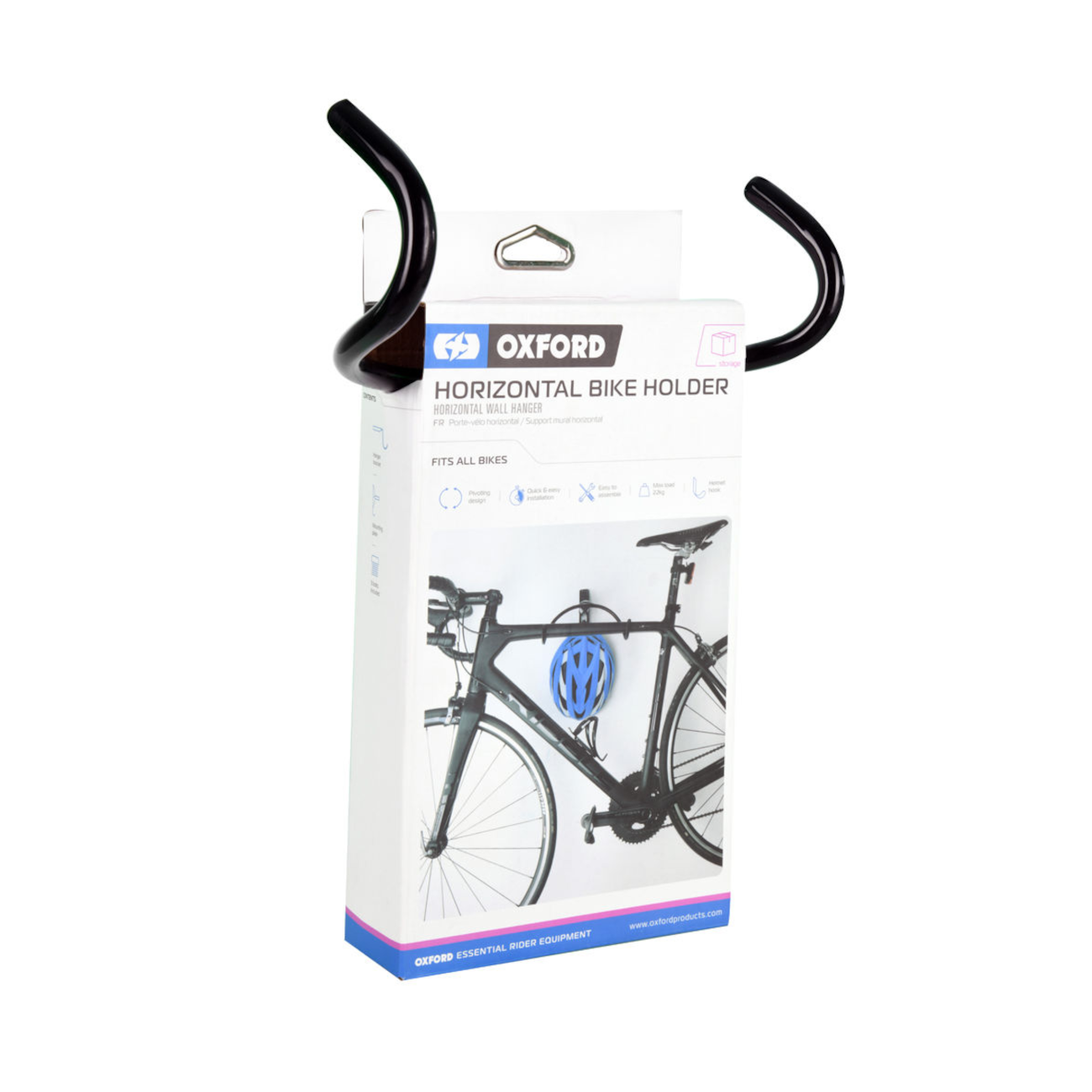 Jalgrattahoidja seinale OXFORD Horizontal Bike Holder