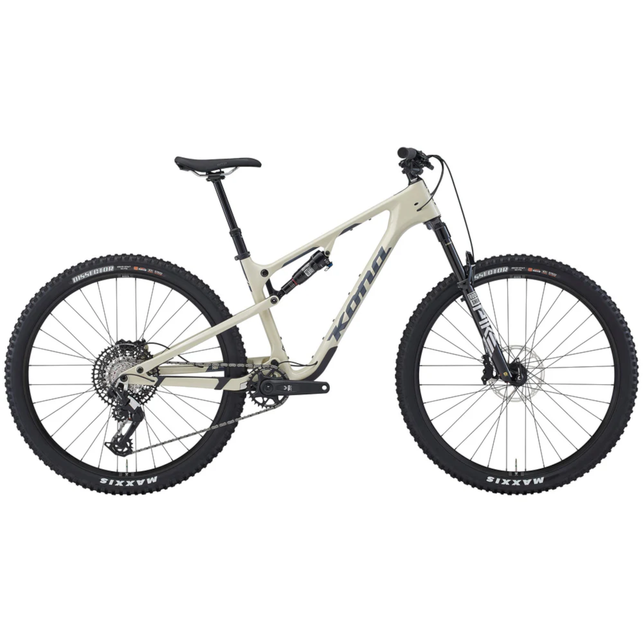 Maastikuratas KONA Hei Hei CR (2025) Gloss Bone (Metallic Grey) (XL)
