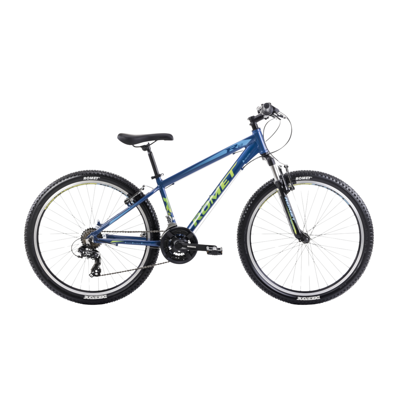 Noorte jalgratas ROMET Rambler R6.0, 26" sinine-roheline (S)