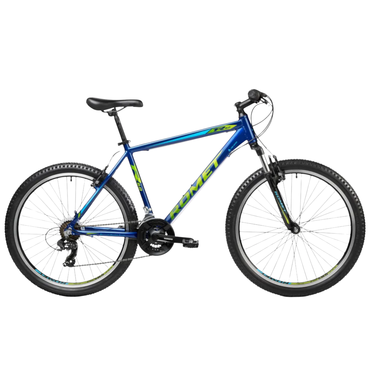Jalgratas ROMET Rambler R6.0, 26" sinine-roheline (M)