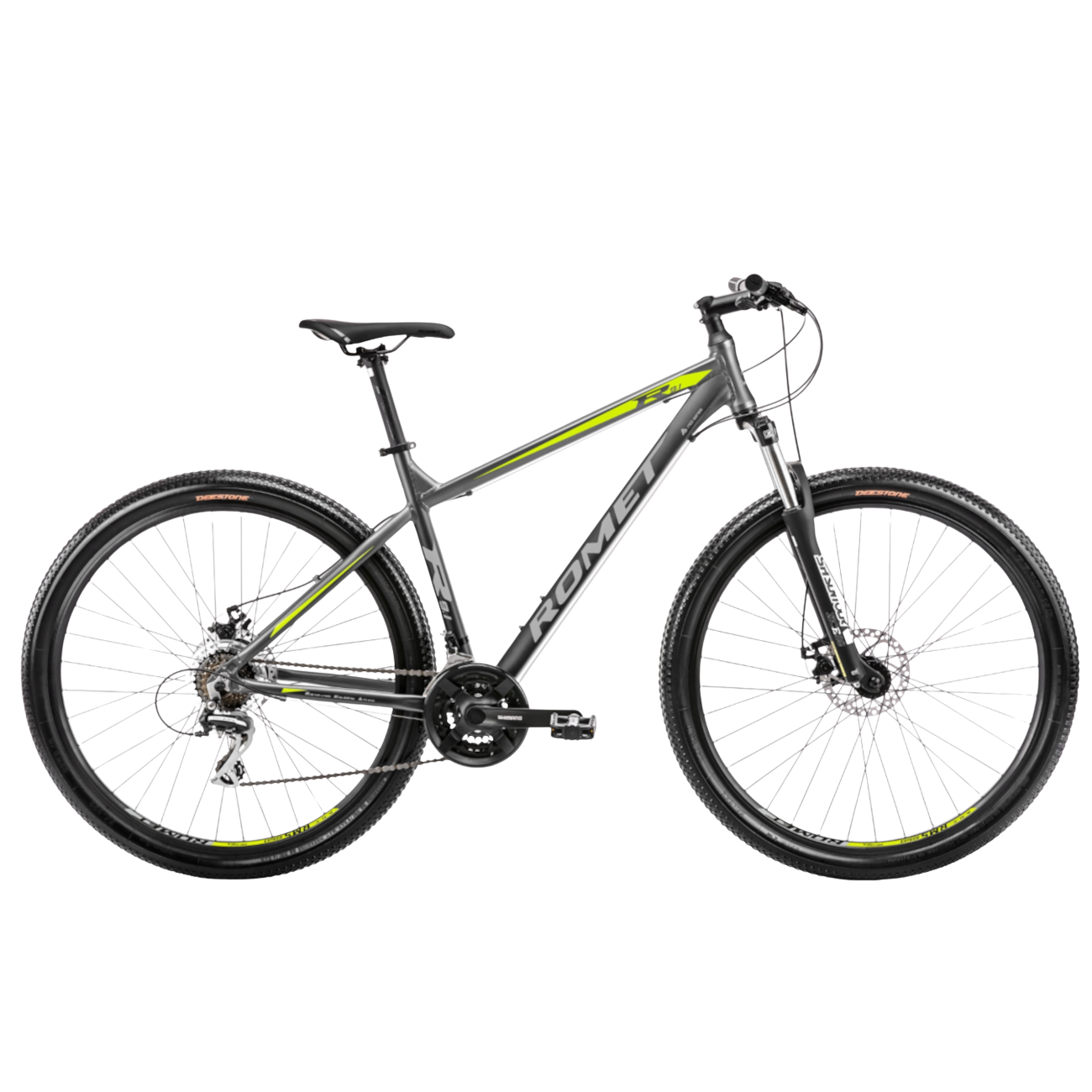 Jalgratas ROMET Rambler R9.1: 29" hall-roheline (XL)