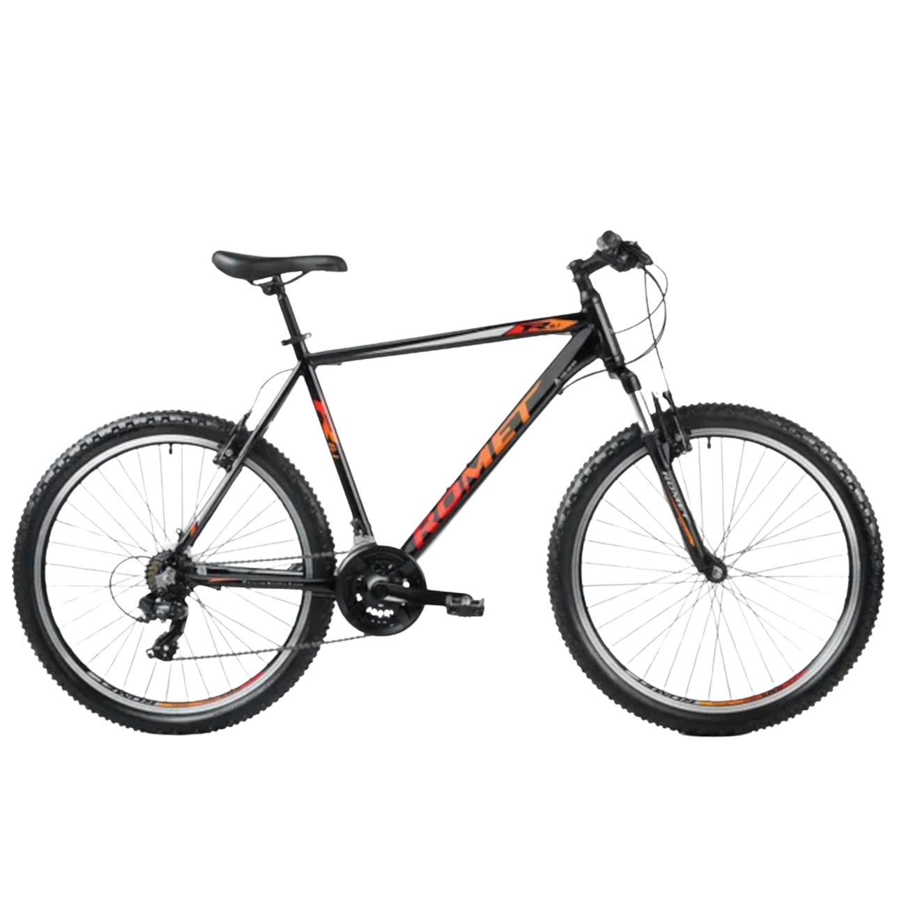 Jalgratas ROMET Rambler R6.1, 26" must-oranž (L)