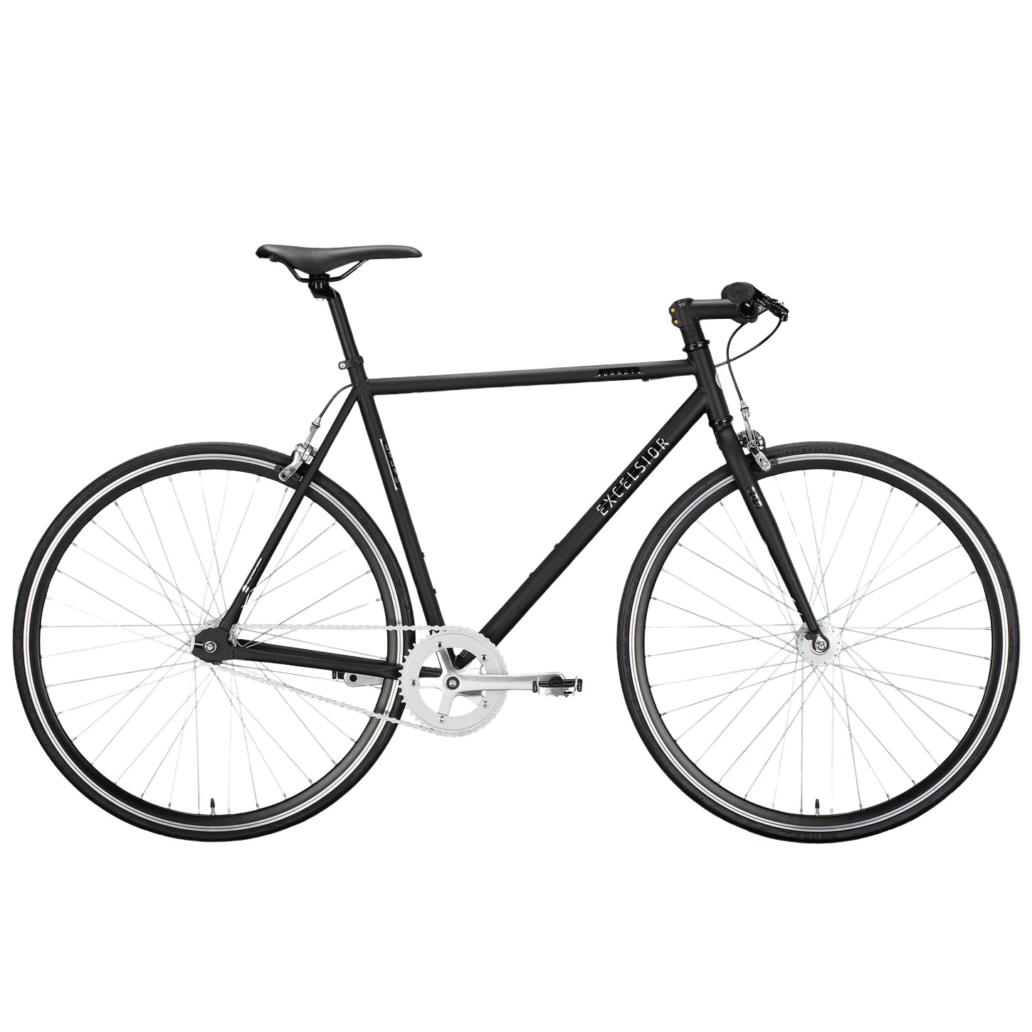 Fixie jalgratas Excelsior Dandy, must (M)