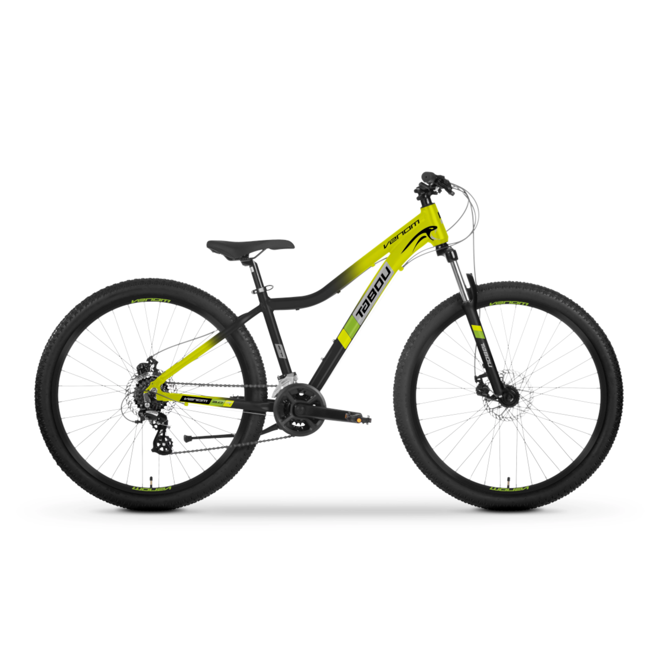 Noorte jalgratas TABOU Venom 3, 27.5" roheline-must