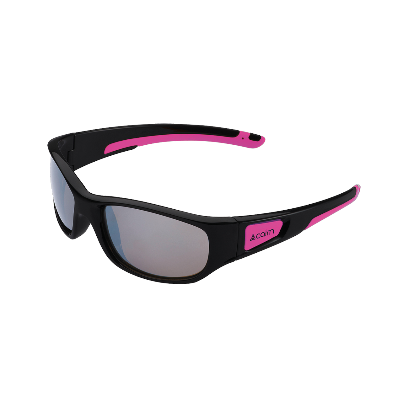 Laste päikeseprillid CAIRN Play, Matte Black Fluo Pink