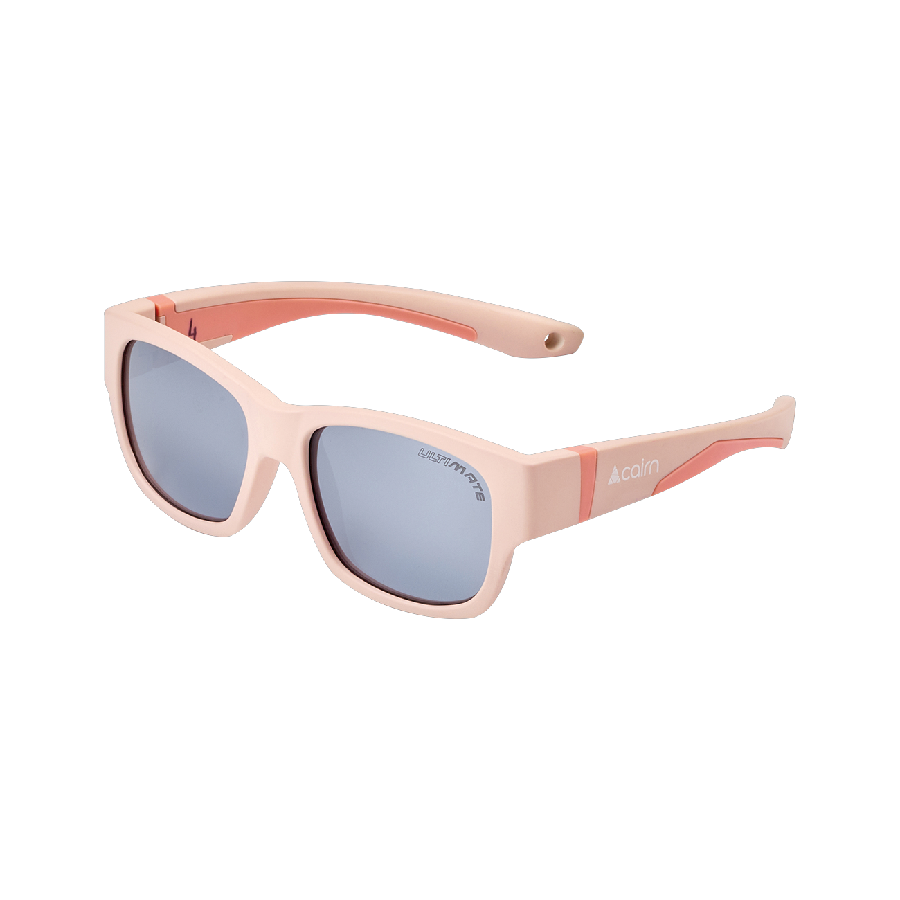 Laste päikeseprillid CAIRN Sally, Matte Powder Pink Papaye