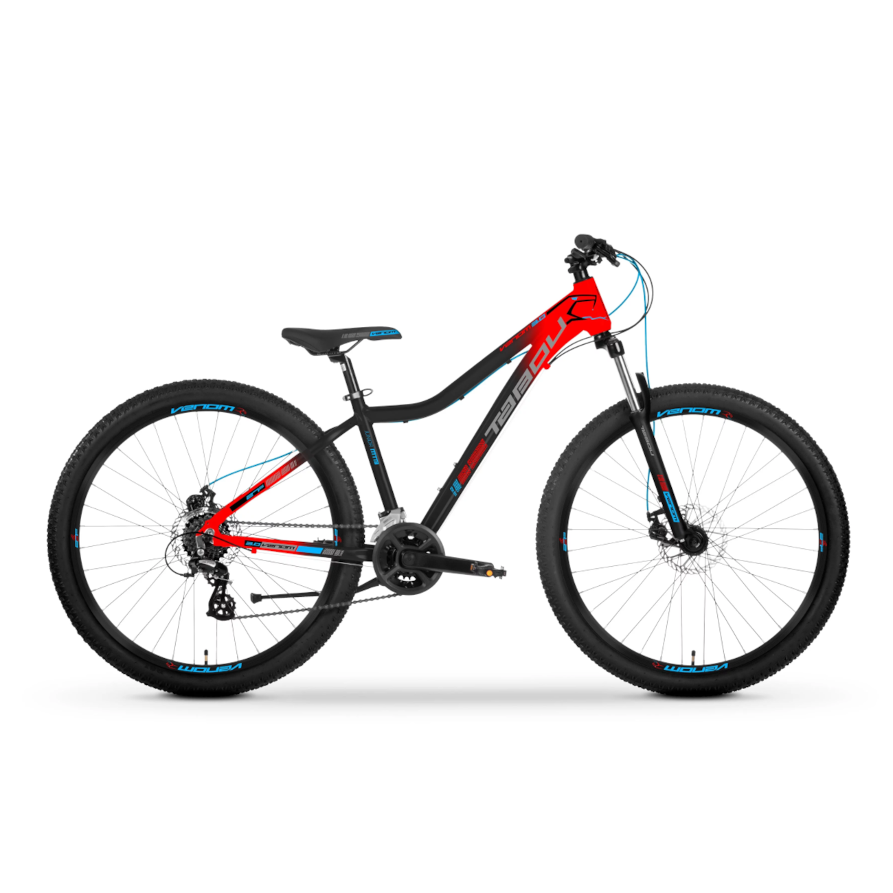 Noorte jalgratas TABOU Venom 3, 27.5" punane-must