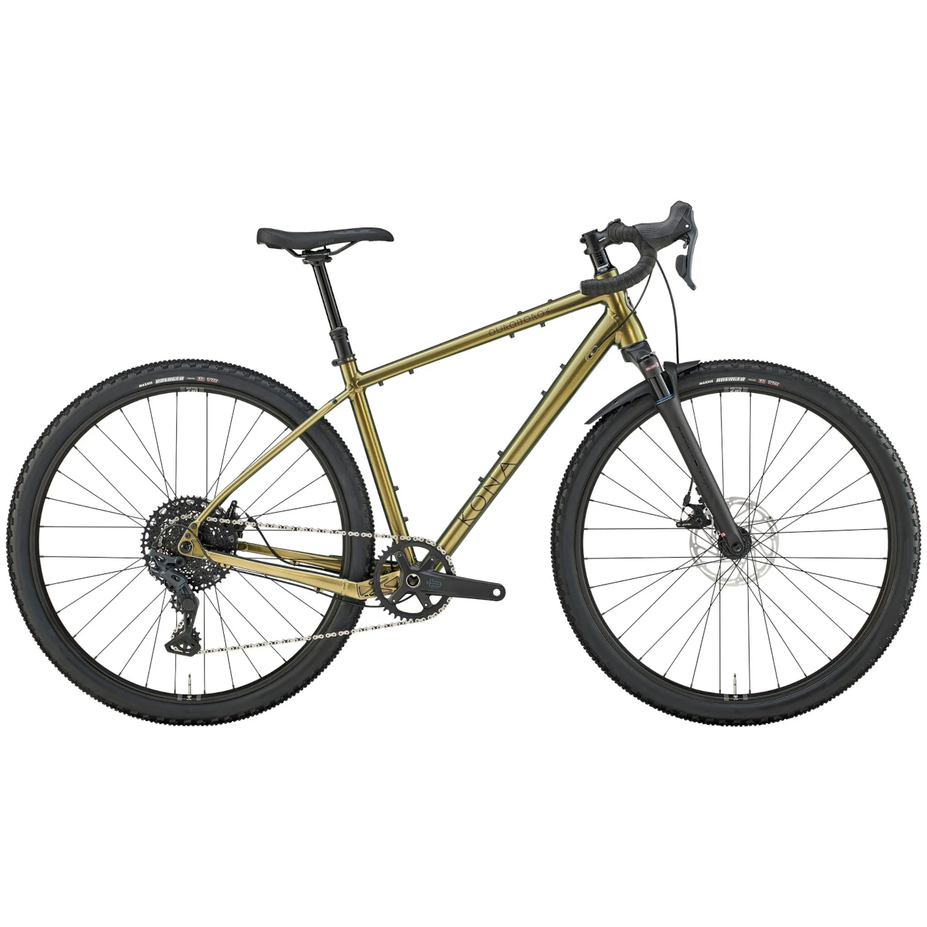 Gravel jalgratas KONA Ouroboros AL, Gloss Metallic Turismo Olive (Green) (XL)