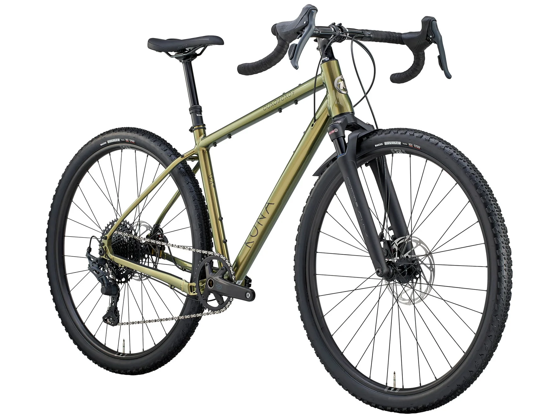 Gravel jalgratas KONA Ouroboros AL, Gloss Metallic Turismo Olive (Green) (S) - Image 2