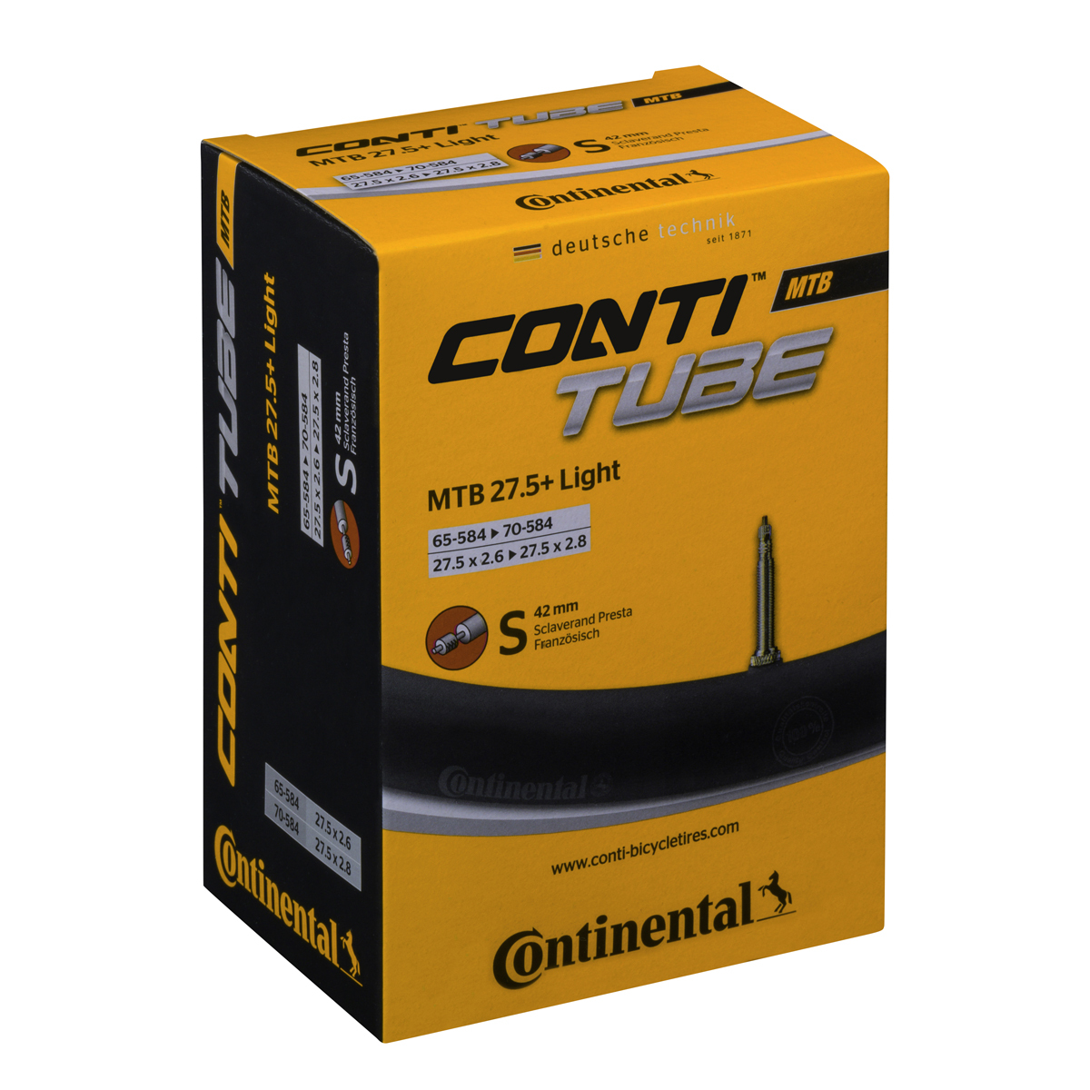 Sisekumm Continental MTB 27.5+ PV, 57/70-584