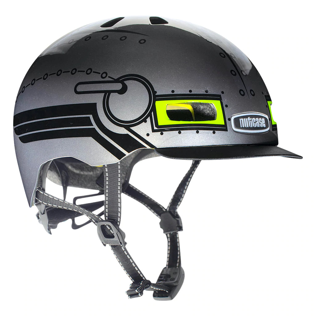 Jalgrattakiiver Nutcase Robo Boy Gloss MIPS 48-52cm - Image 2