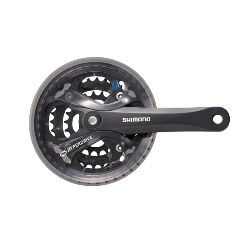 Vändad SHIMANO Crankset 8­Speed Black FC­M361 42/32/22T 175mm