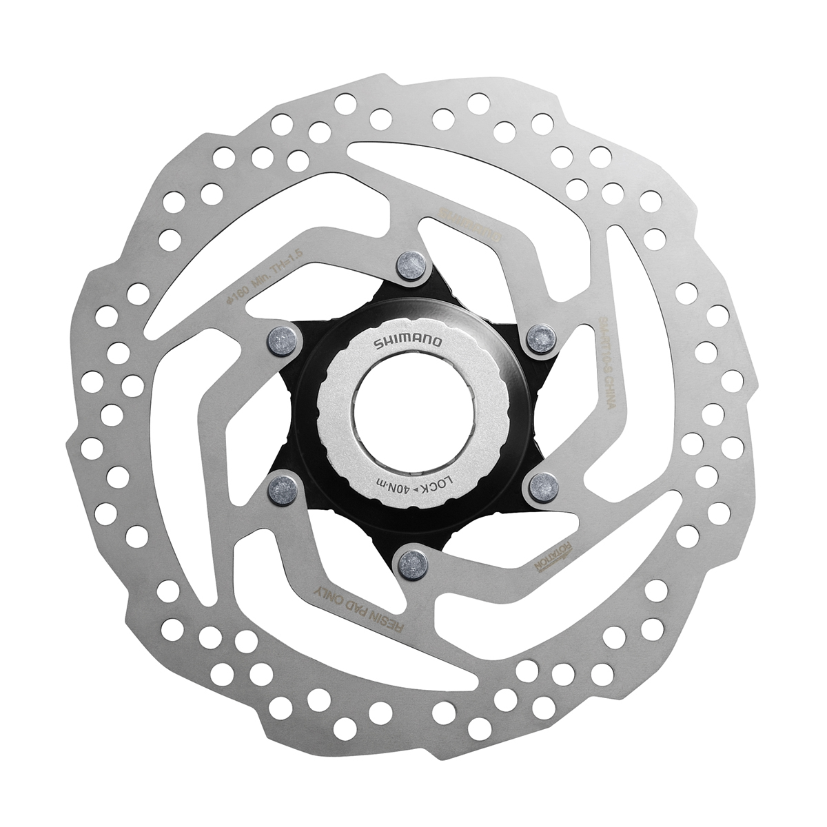 Piduriketas Shimano 160mm Center Lock SM-RT10 Resin Pad Only