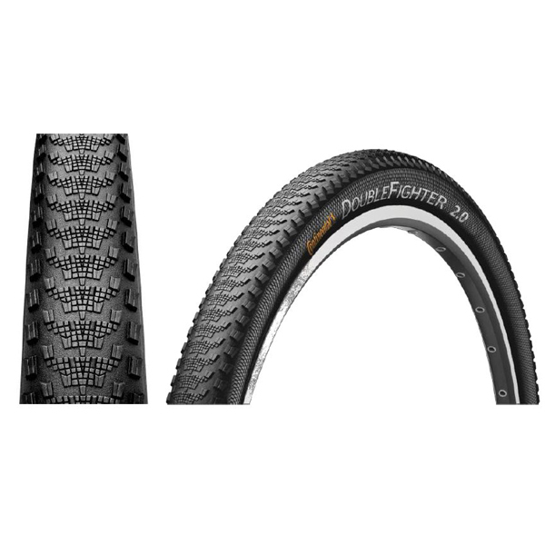 Välisrehv Continental MTB Double Fighter III 26 X 1.9 Black Reflex