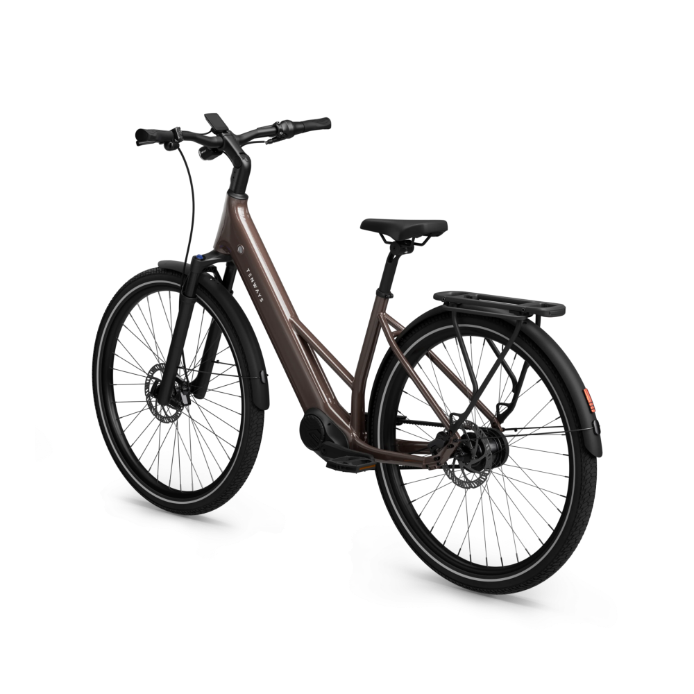 Elektrijalgratas TENWAYS Ago Air Belt, Walnut Brown - Pilt 3