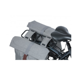 Pakiraamikott BASIL City double bicycle bag, 28-32 L, hall - Pilt 5