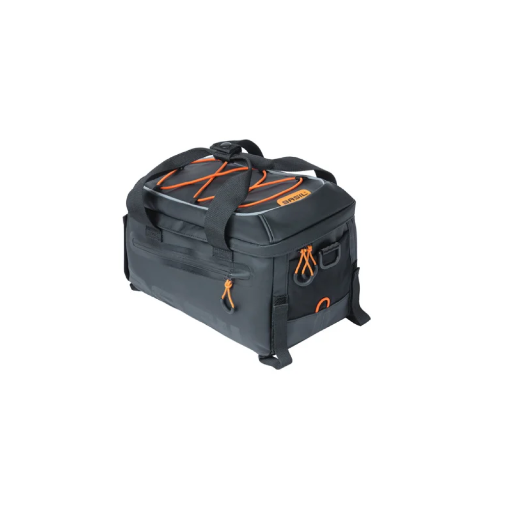Pakiraamikott BASIL Miles Tarpaulin 8L, must-oranž - Pilt 2