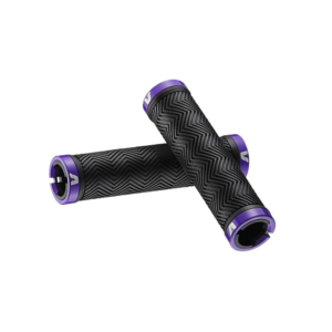 Käepidemed LIV Sole-O Double Lock-On Grip, Black/Purple