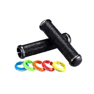 Käepidemed GIANT Tactal Double Lock-on Grip, must-kollane