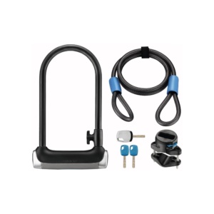 U-lukk GIANT Surelock Protector 1 DT, kaabliga