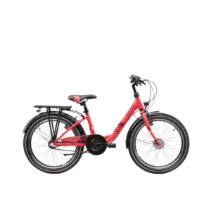 Laste jalgratas S´COOL Wave Steel LTD, 20" korall/punane