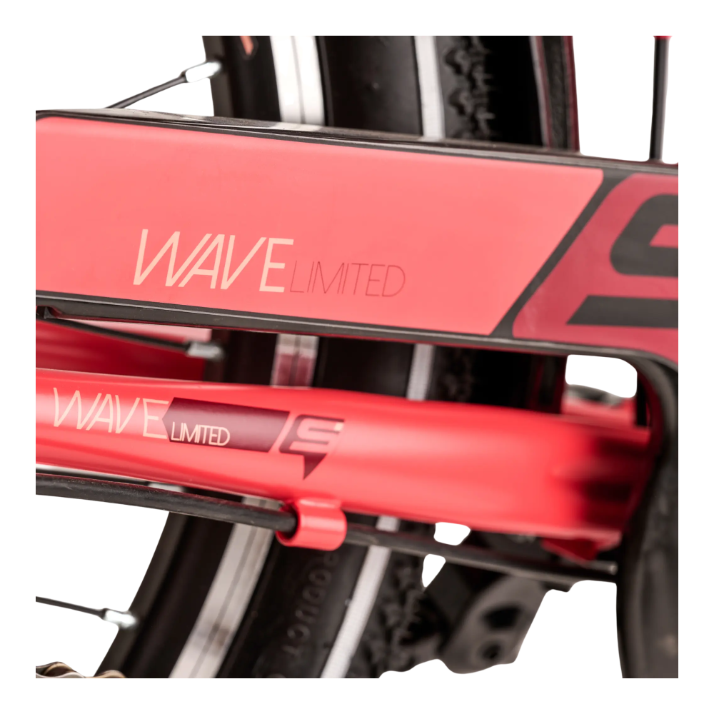 Laste jalgratas S´COOL Wave Steel LTD, 20" korall/punane - Pilt 4