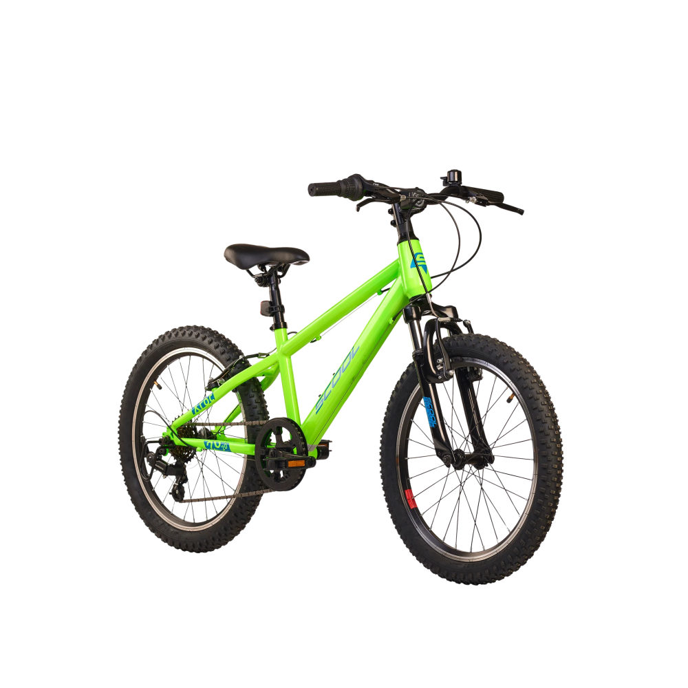 Laste jalgratas S'COOL Xroc, 20" Neon Green/Ocean - Pilt 2