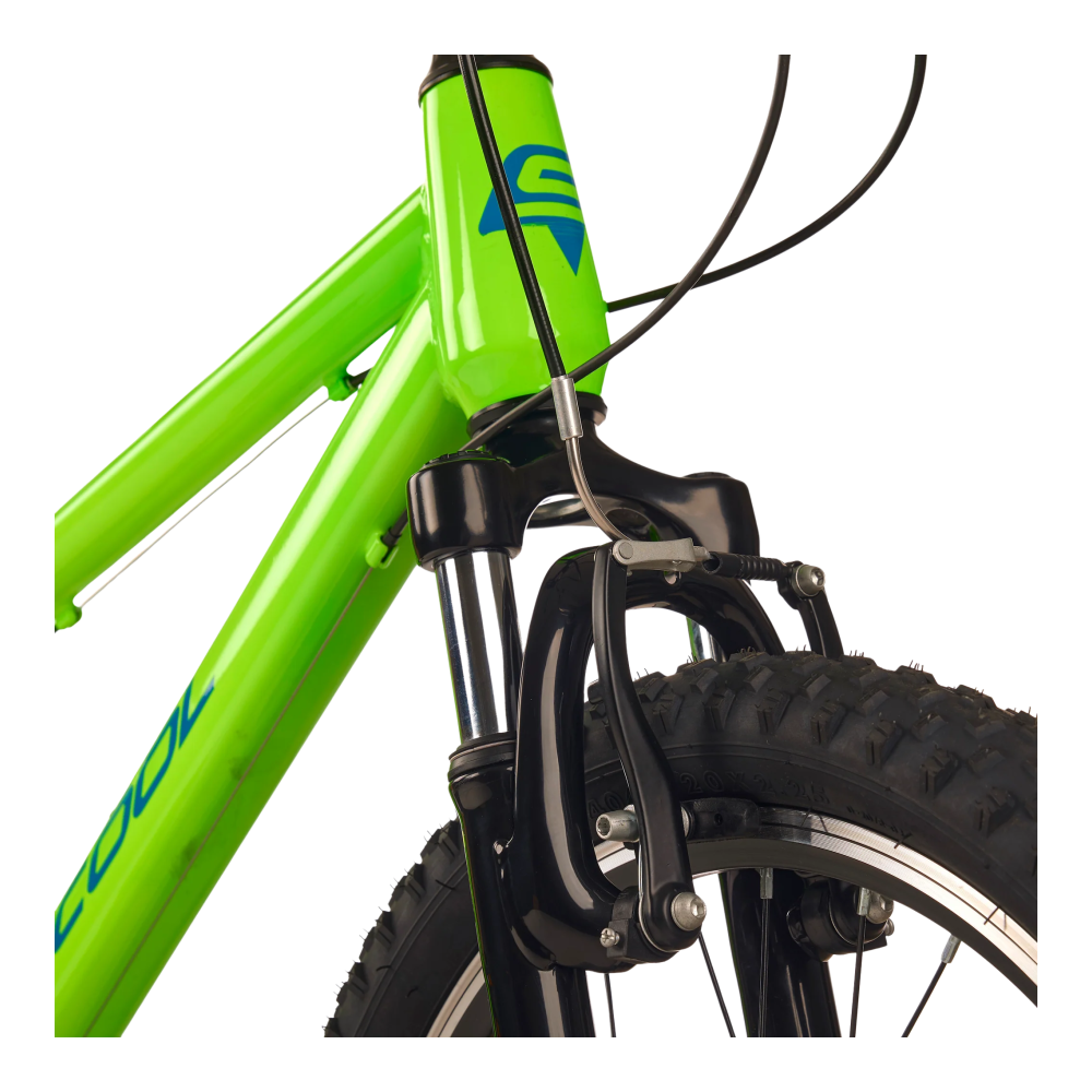 Laste jalgratas S'COOL Xroc, 20" Neon Green/Ocean - Pilt 4
