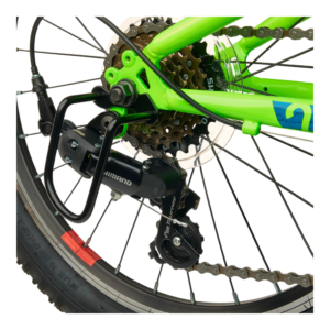 Laste jalgratas S'COOL Xroc, 20" Neon Green/Ocean - Pilt 6
