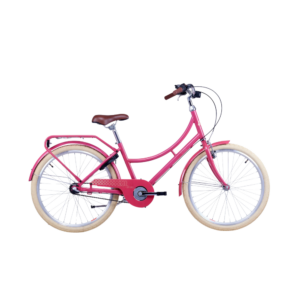 Laste jalgratas S'COOL chiX Classic, 24" Berry/Beige
