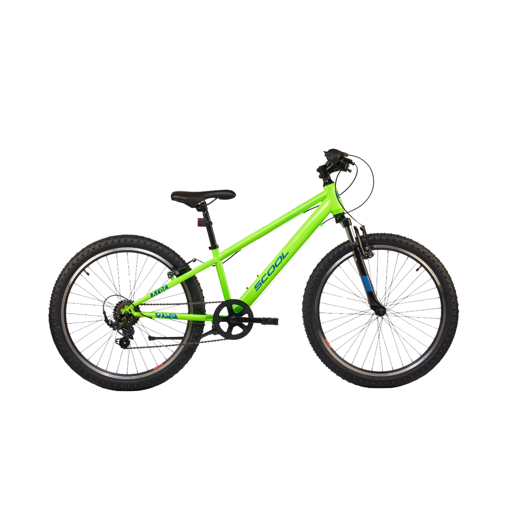 Laste jalgratas S'COOL Xroc, 24" Neon Green/Ocean