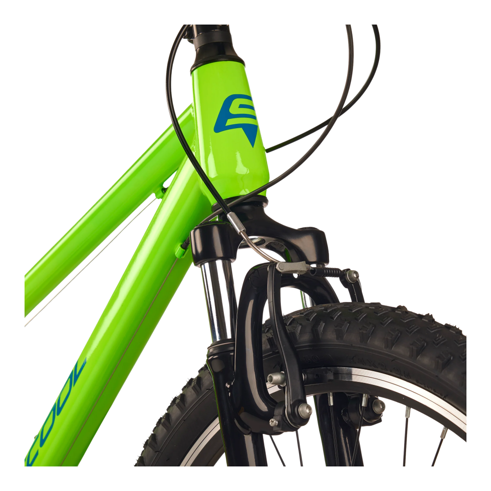 Laste jalgratas S'COOL Xroc, 24" Neon Green/Ocean - Pilt 6