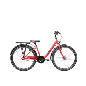 Noorte jalgratas S´COOL Wave Steel LTD, 26" korall/punane