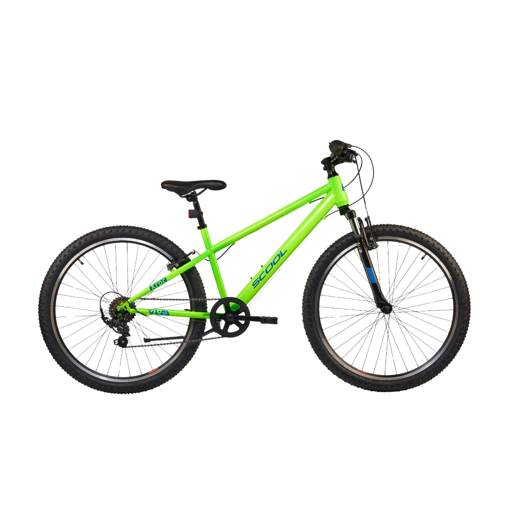 Noorte jalgratas S'COOL Xroc, 26" Neon Green/Ocean