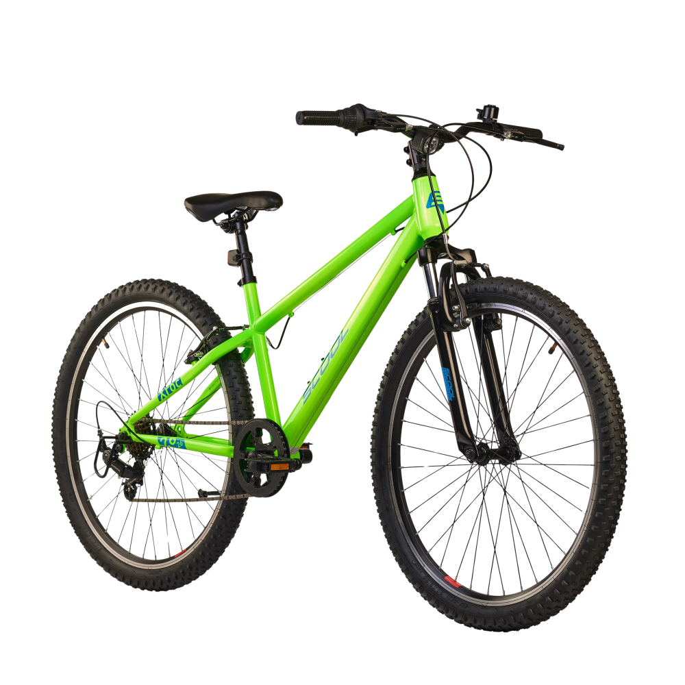 Noorte jalgratas S'COOL Xroc, 26" Neon Green/Ocean - Pilt 2
