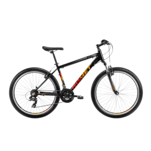 Jalgratas ROMET Rambler R6.0, 26" must-oranž-punane